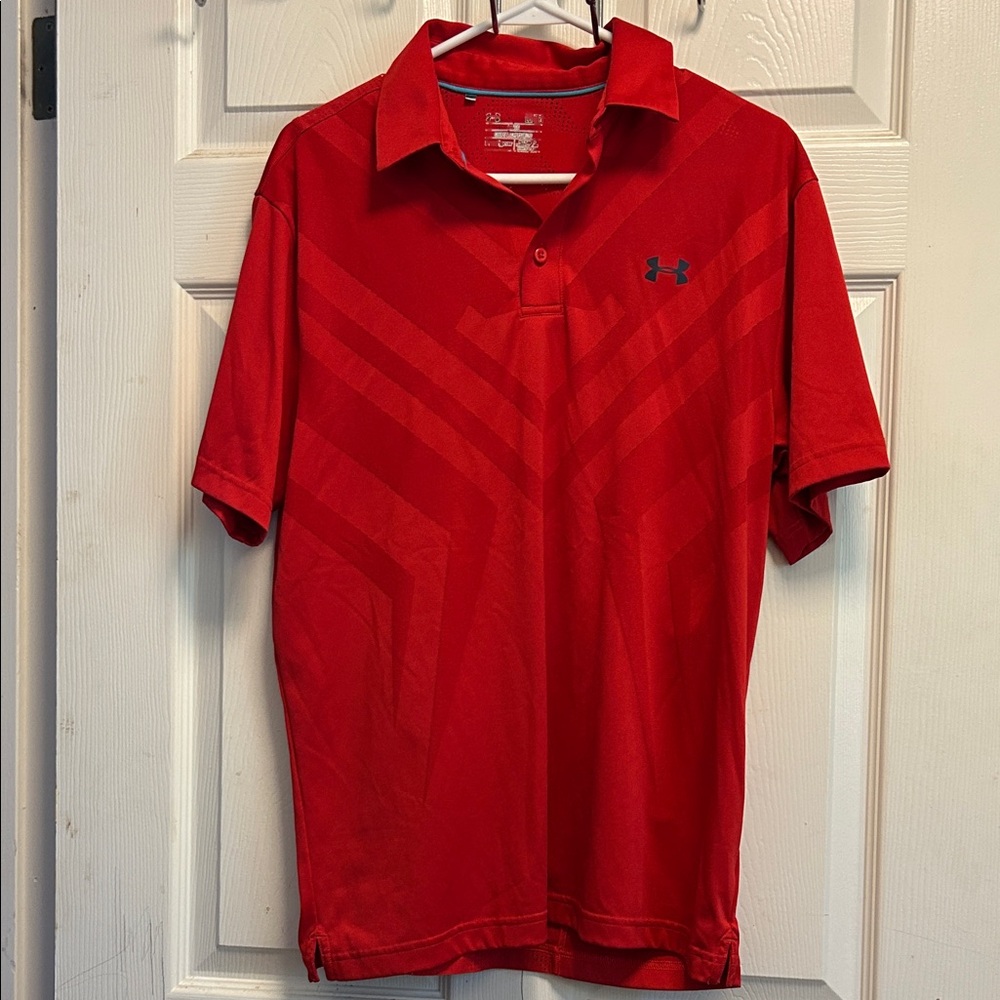 Under Armour Men's Bold Red Polo Shirt